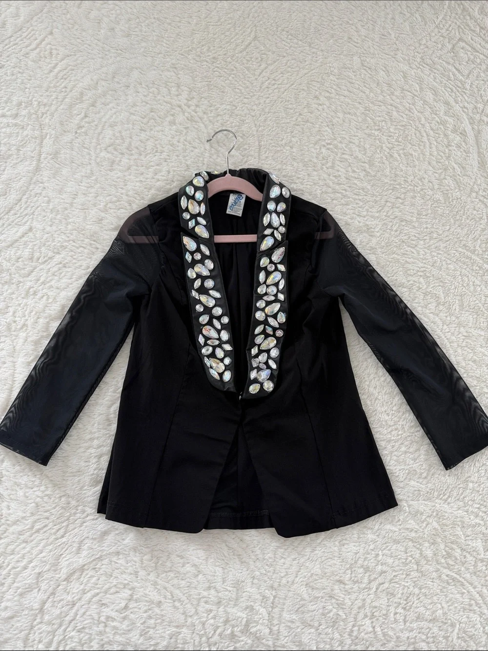 balera Black Embellished Dance Blazer